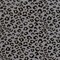 Gray-Black Leopard Velvet Flocked Stretch Jersey Knit Fabric By the Yard